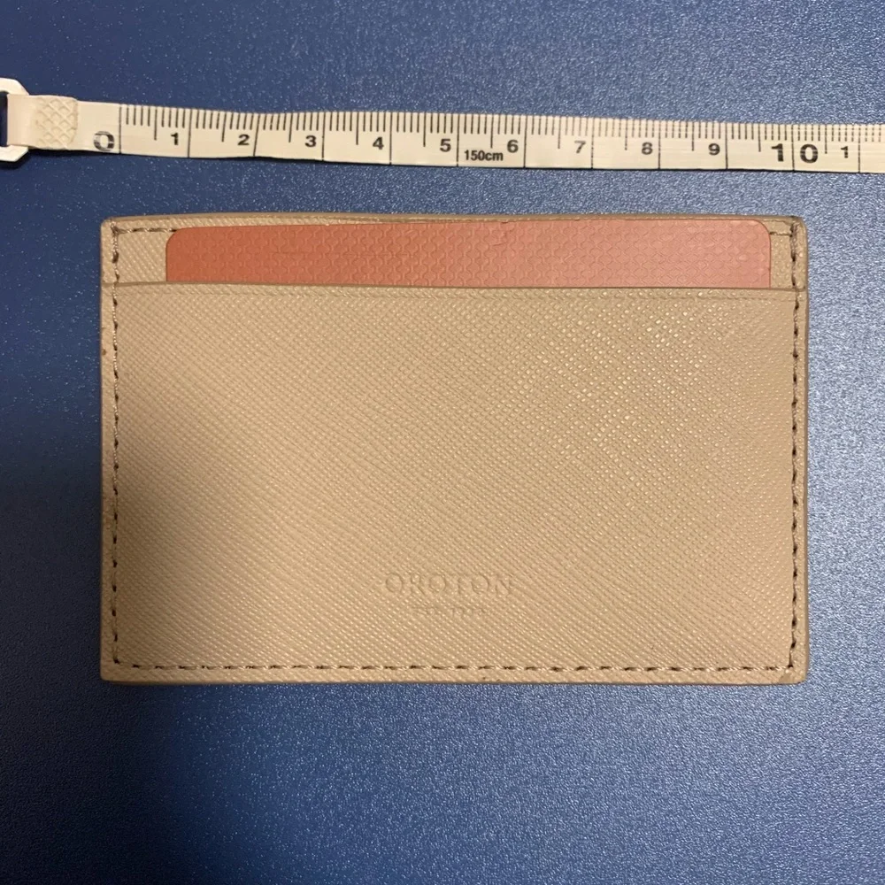 Oroton - 3 Card Sleeve Pouch in Fawn - Picture 11 of 11